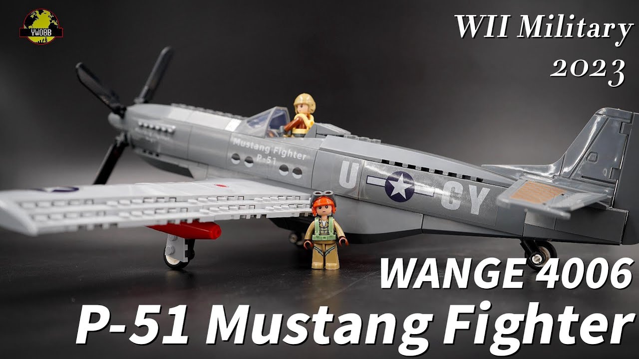 WANGE 4006 P-51 Mustang Fighter