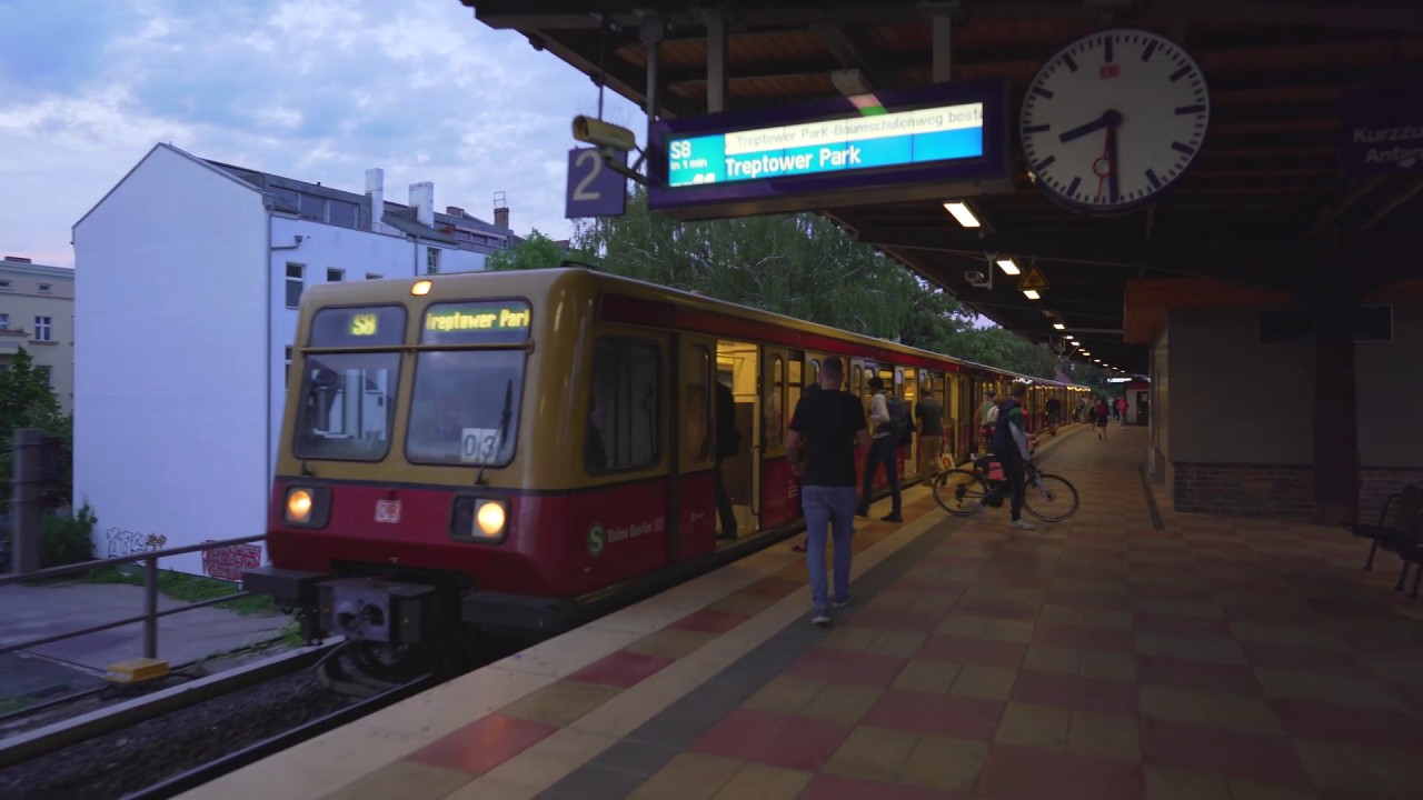 Germany, Berlin, S-Bahn ride from Pankow to Schönhauser Allee