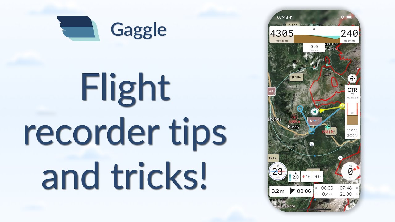 Flight recorder tips and tricks in Gaggle