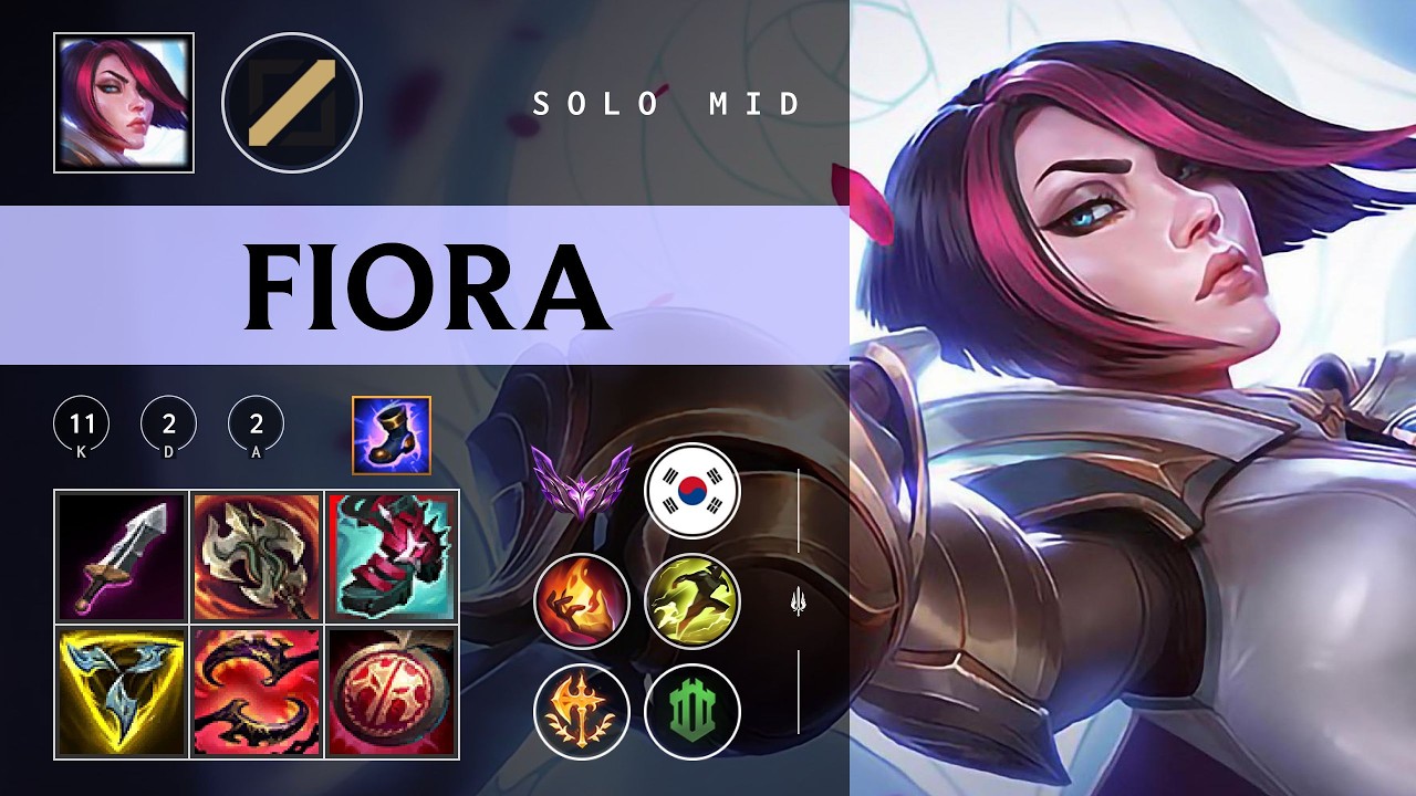 Fiora Mid vs Galio - KR Master Patch 26.03