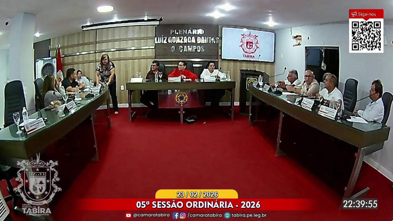 05ª SESSÃO ORDINÁRIA - 23/02/2026.