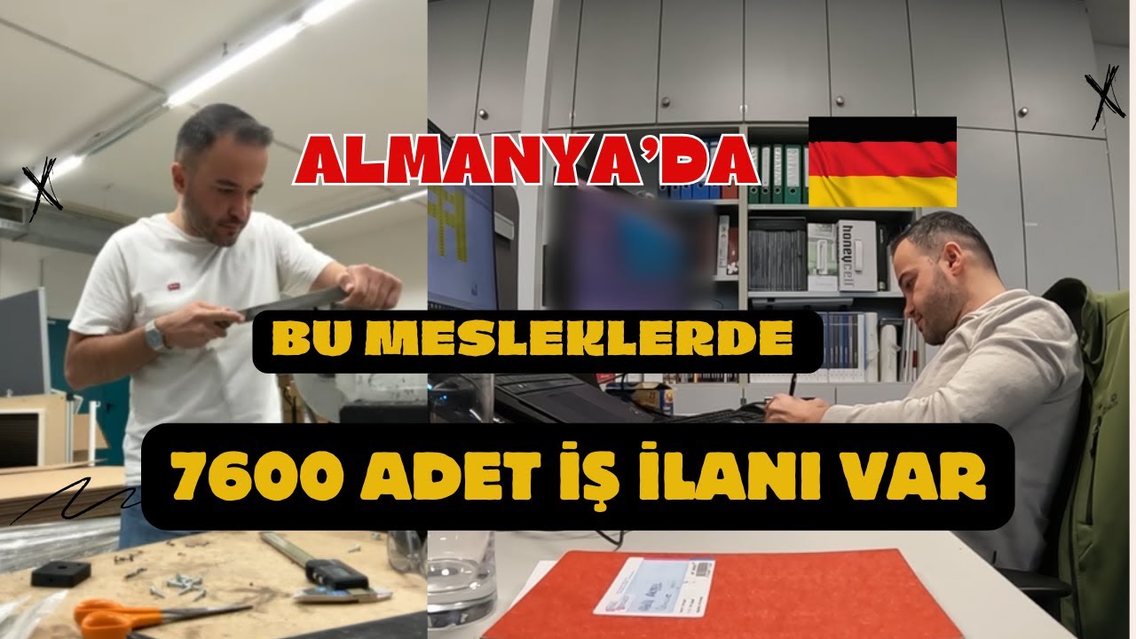 Bu Meslekler Almanya'da Altın Değerinde! #almanya #almanyadayasam #almanyaiş