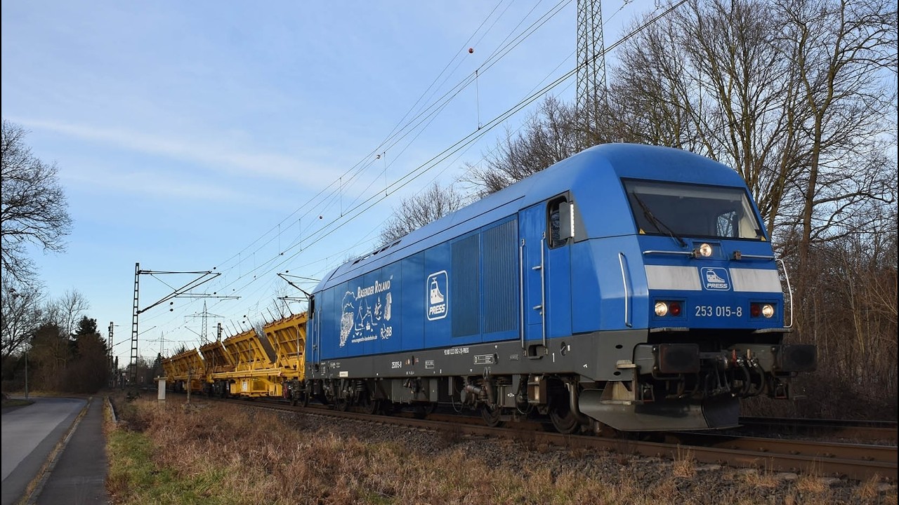 Bahnverkehr / Rail Traffic in Ratingen Lintorf 4/2/26