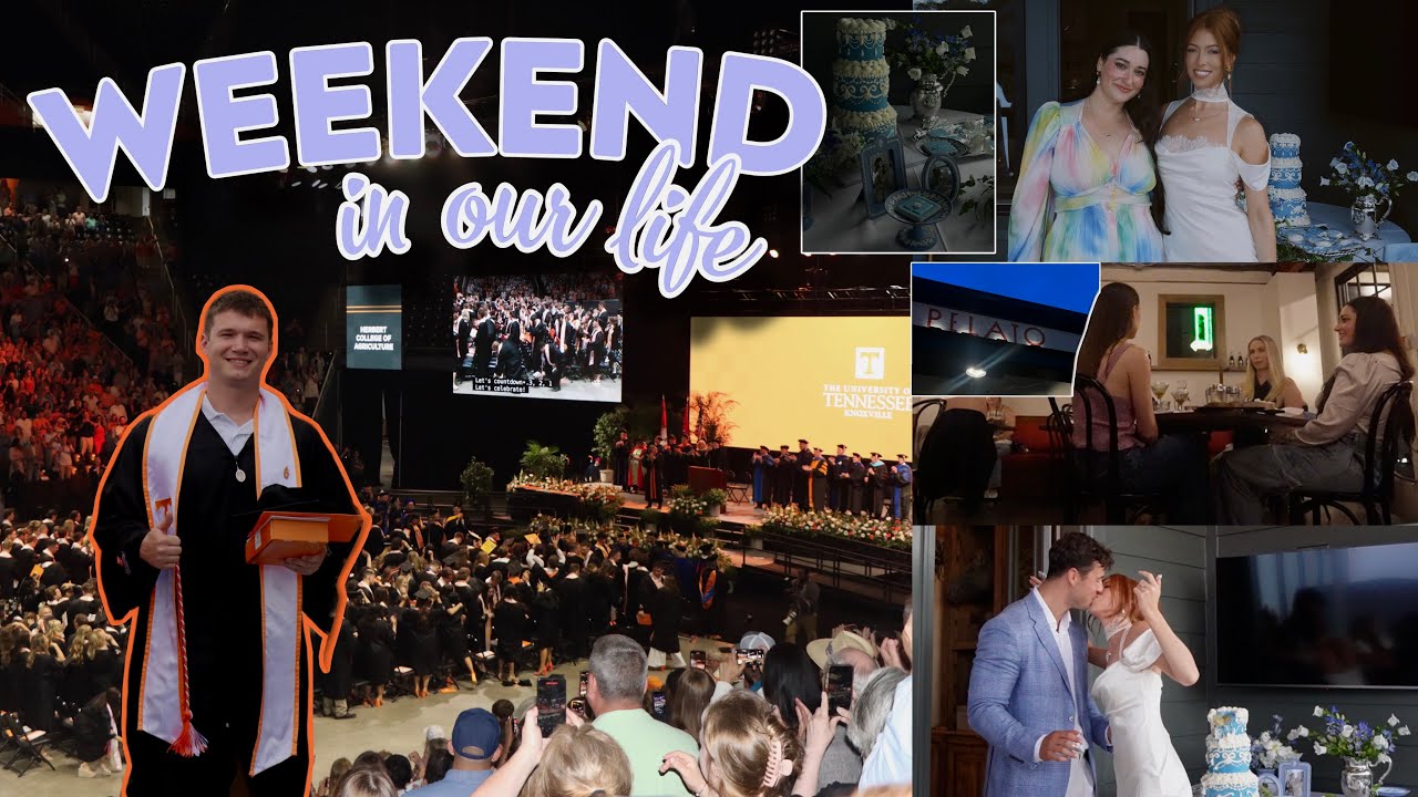 an excited weekend 🎉 DRAKE GRADUATED, Shannon + James wedding shower + moreee