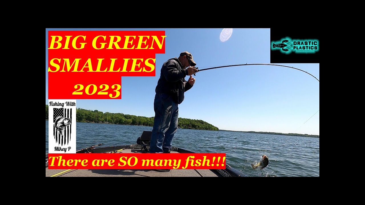 Bed Fishing Smallmouth on BIG Green Lake 2023