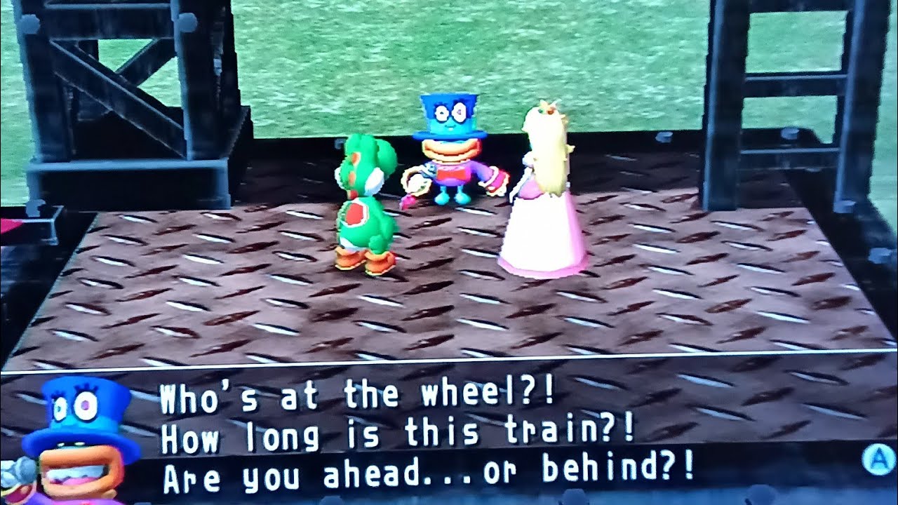 Mario party 8 1v1 against Daisy and peach on shy Guy Express