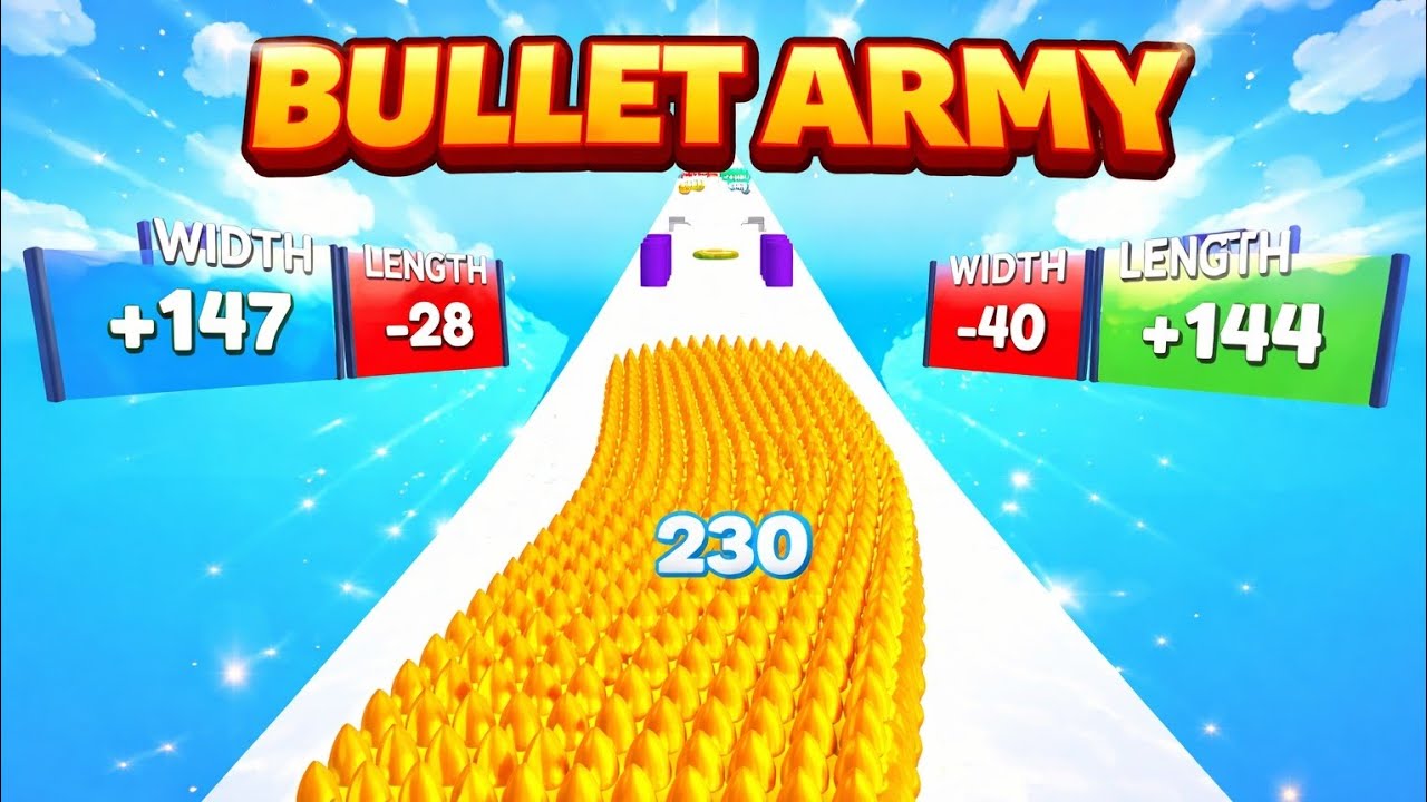 Bullet Army Run | Biggest Bullet Army Ever! 💥 1000+ Power