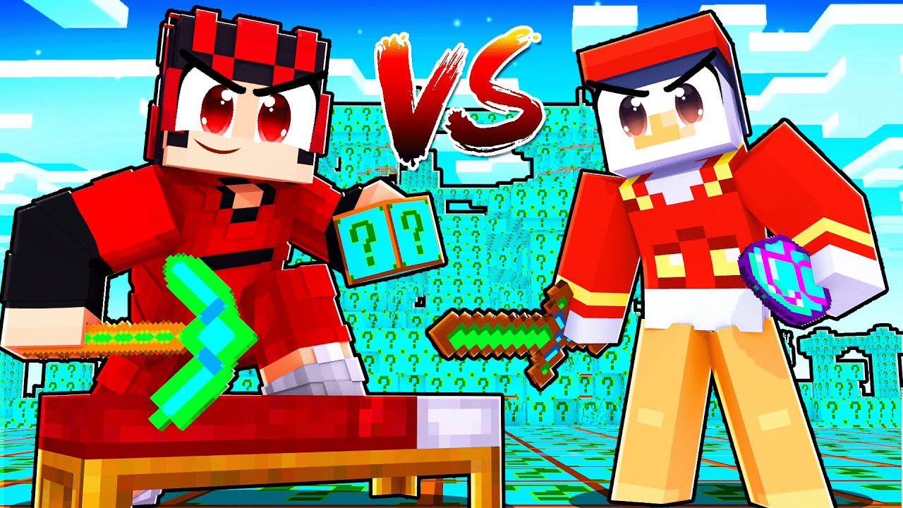 die INSEL ist PURE LUCKY BLOCK in Lucky Block Bedwars! (Minecraft)