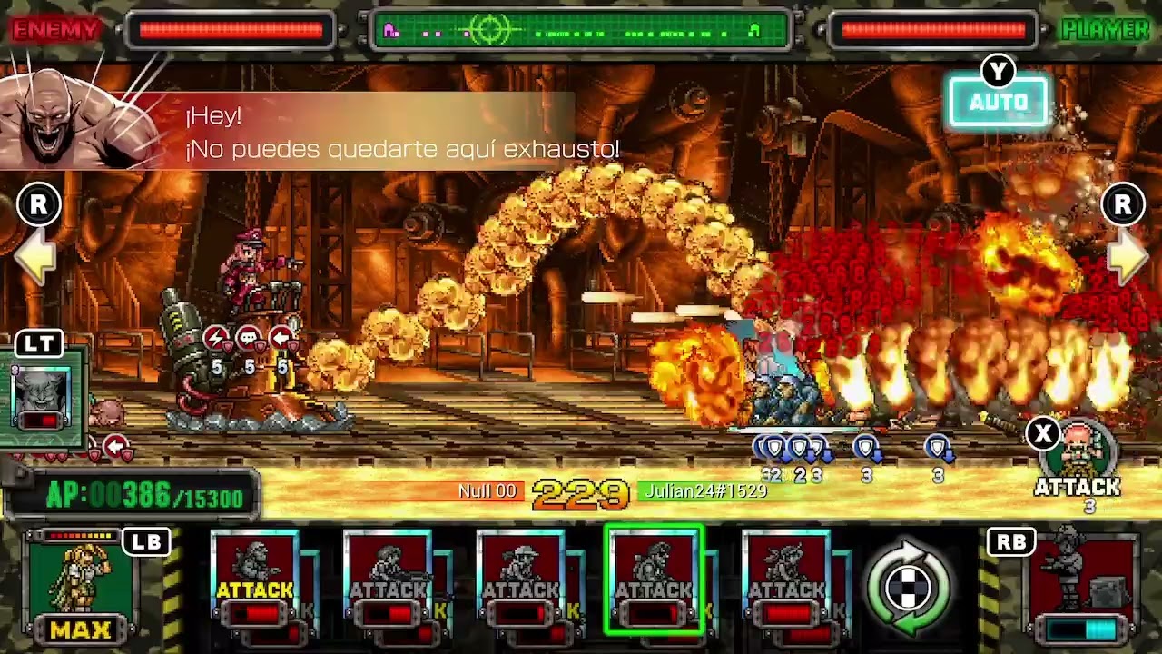 Metal Slug Attack Reloaded Online Deck Protagonistas Ejército Regular