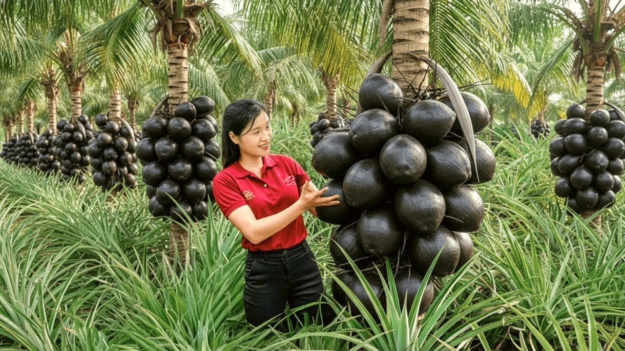 Full Video — Harvesting Most Satisfying Coconut Cutting & Sell at Market | Natural ASMR