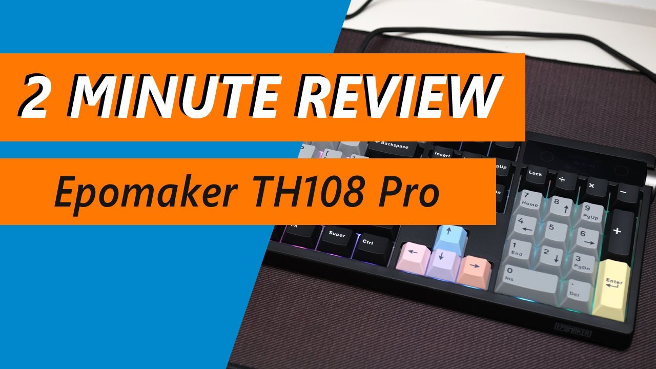 This keyboard nails sound, feel, and battery life - Epomaker TH108 Pro Review