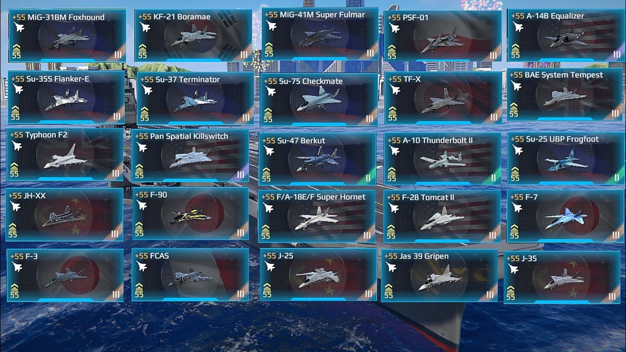 Modern Warship Indonesia - Test Damage Semua Pesawat Serbu di market  -  (Update) 0.79.2