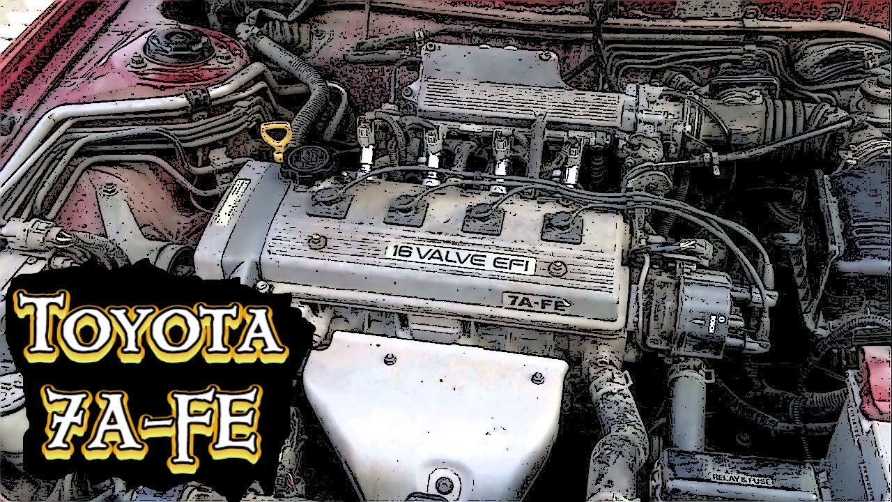 Двигатель Toyota 7A-FE - Характеристики, Отзывы, Надежность