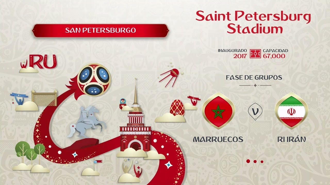 15 Junio 2018 MARRUECOS vs IRAN Rusia 2018