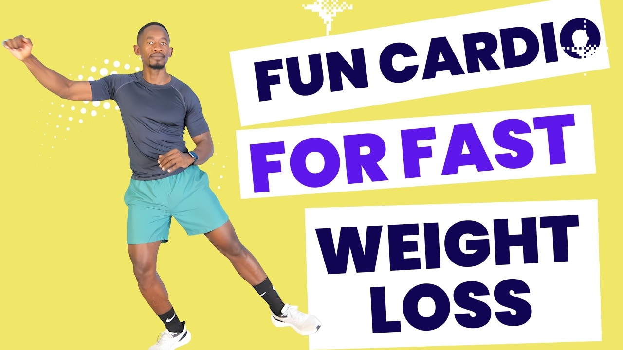 30 Minute Walking In Place Exercise for Losing Weight Fast - FUN CARDIO WORKOUT Low-Impact