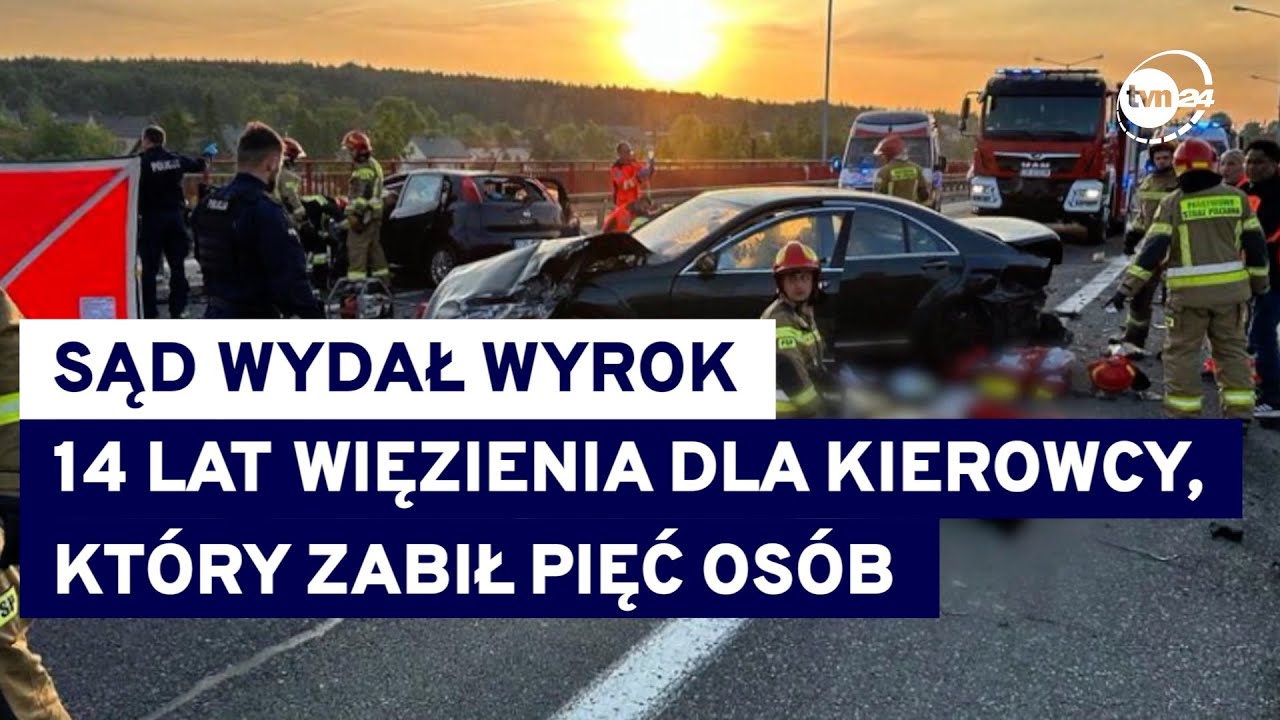 Był pijany, pod wpływem narkotyków i jechał 200 km/h. Zabił rodzinę wracającą z wesela