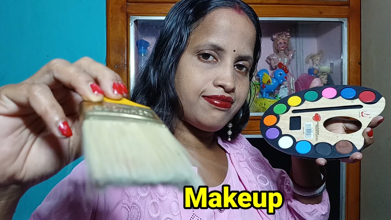 ASMR Doing your Makeup with Wrong props 💄