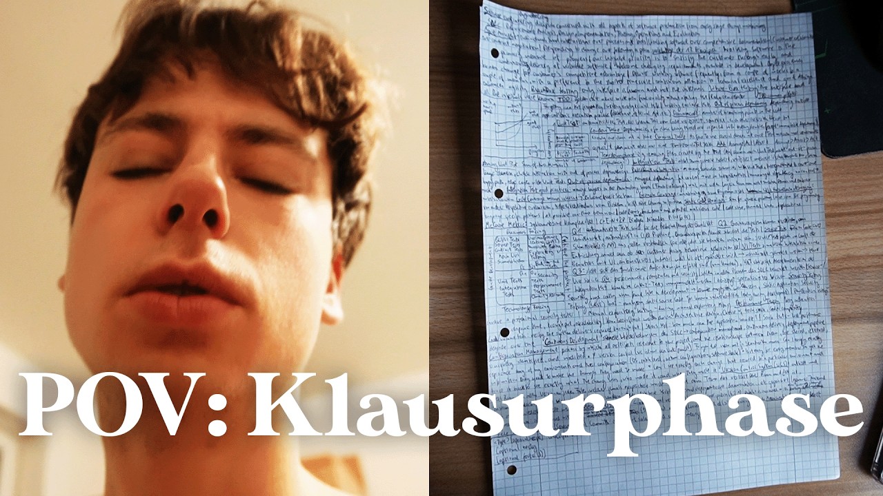 48 Stunden bis zur Klausur: Ein ehrlicher Vlog