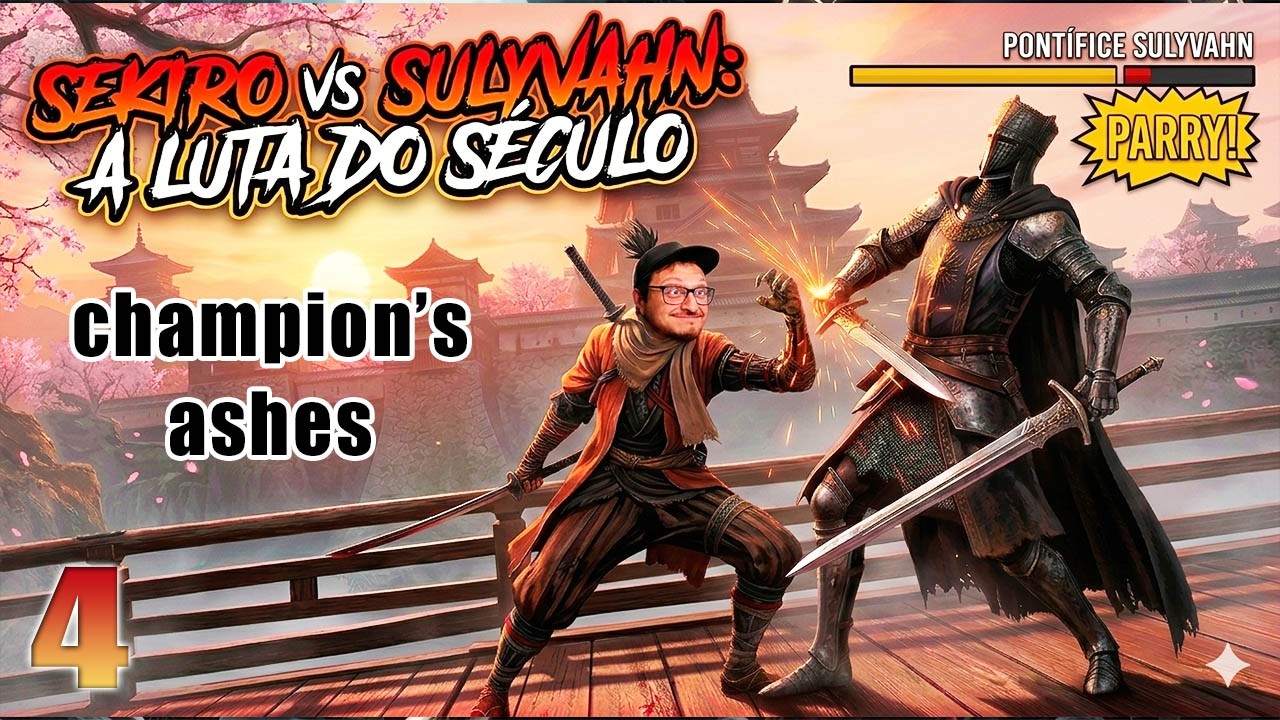 SEKIRO BUILD vs SULYVAHN E DEMÔNIO DO LAGO FICARAM INCRÍVEIS! - DS3 MOD CHAMPION'S ASHES #4