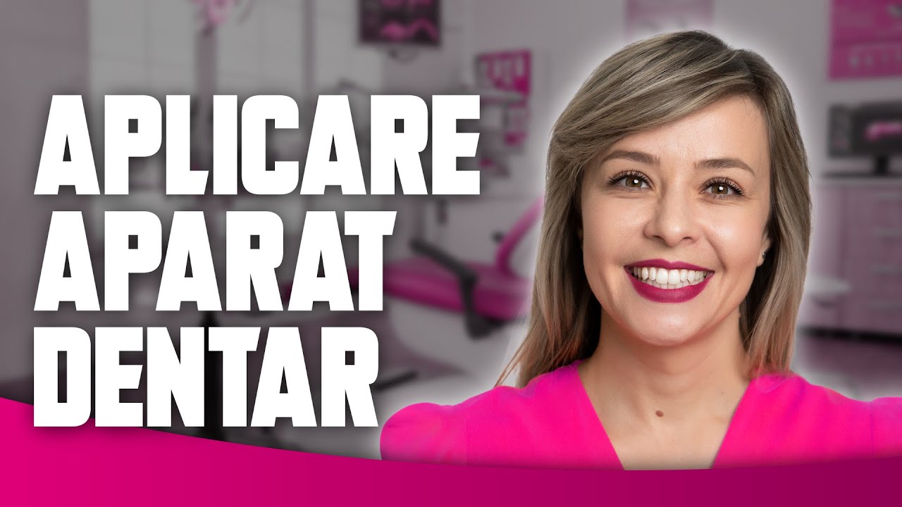 CUM SE APLICA UN APARAT DENTAR CU BRACKETS?