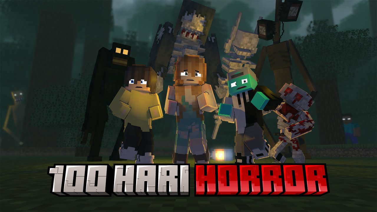 100 Hari di Minecraft HORROR !!!