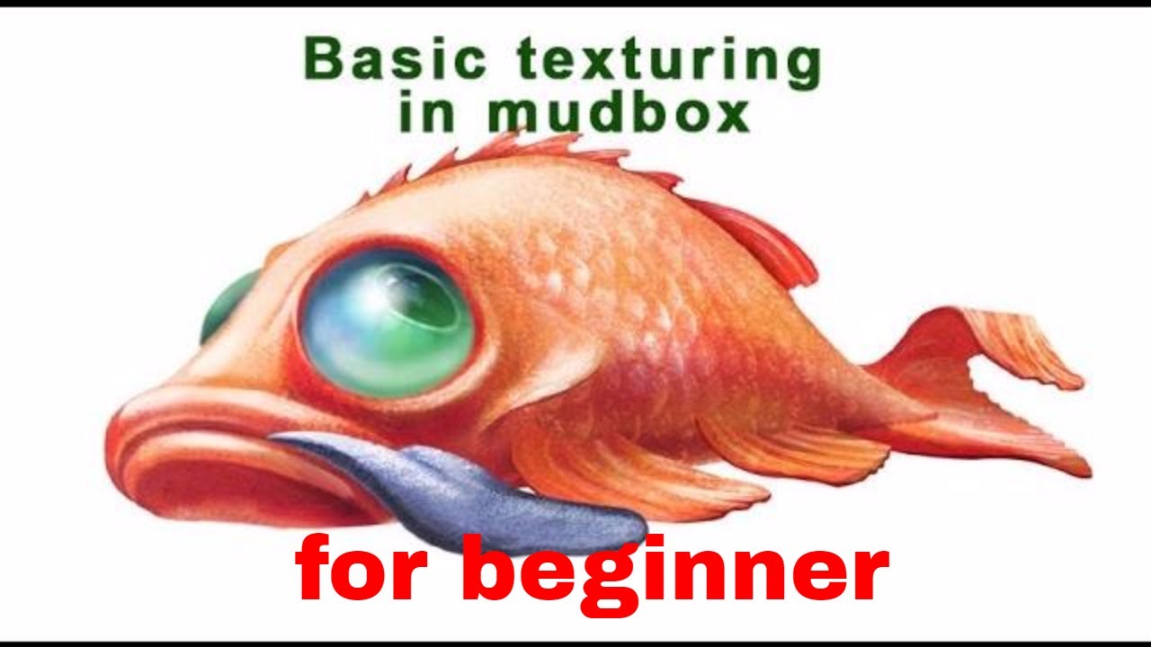 mudbox texture tutorial | fish basic texturing | mudbox tutorial beginner | mudbox texture painting