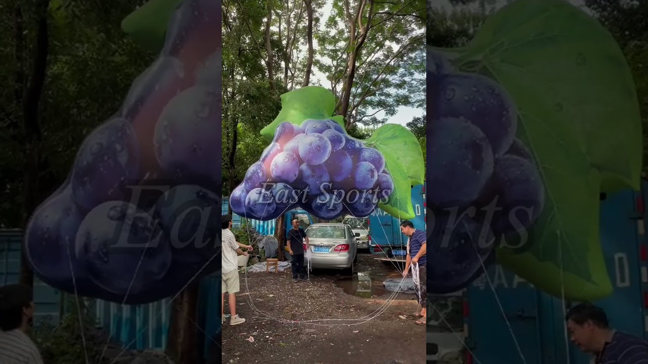 Inflatable helium grape model for outdoor display#advertisinginflatables