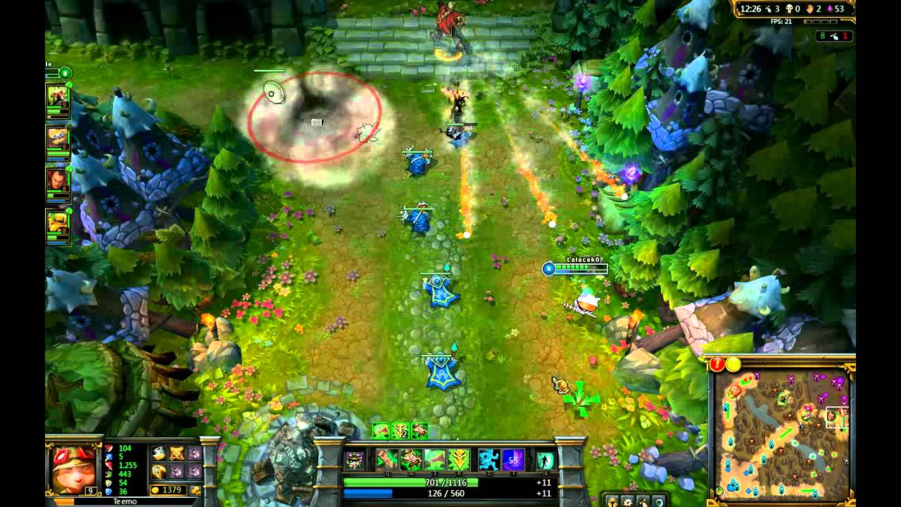 League of Legends teemo gameplay