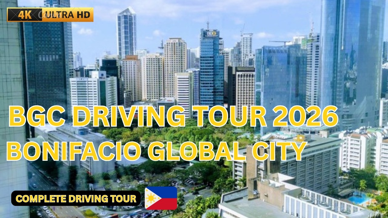 BGC Driving Tour 2026 (4K POV): Bonifacio Global City Taguig, Philippines.