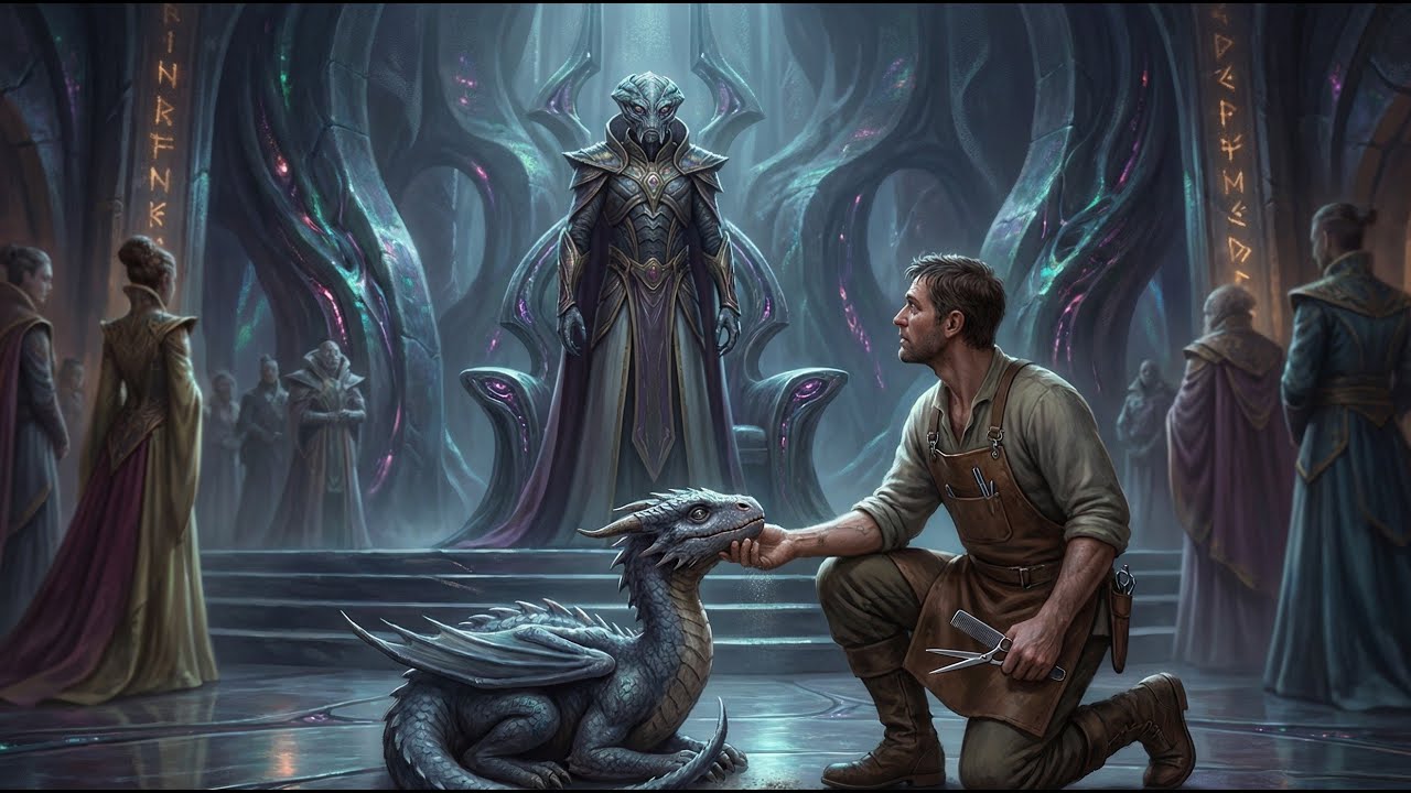 The Alien Emperor Called His Dragon Hatchling “Worthless”—Until a Human Barber Stunned the Empire