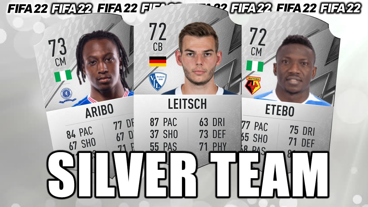 FIFA 22 BEST SILVER TEAM SQUAD BUILDER | BEST TEAM FOR THE SILVER STARS!!!