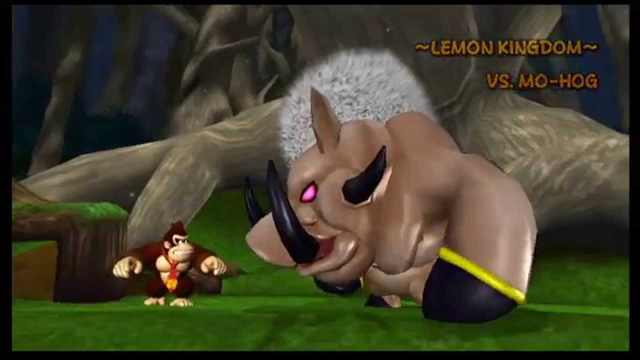 Donkey Kong Jungle Beat Boss 7 - Mo-Hog