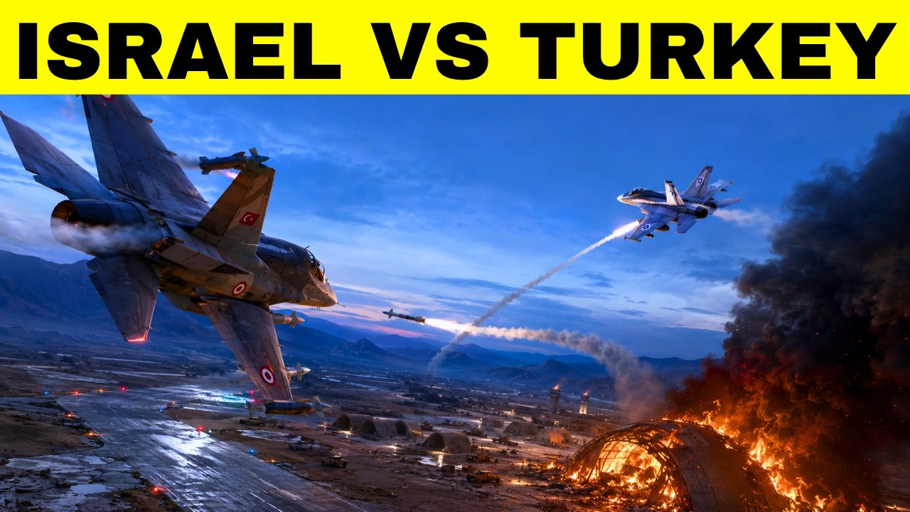 Turkey And Israel BATTLED In A Massive Air War - Fighter Jets Opened Fire and Triggered Air Combat