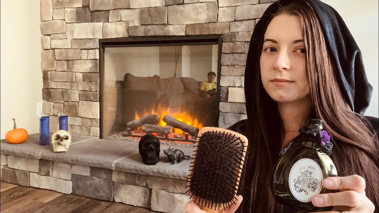 ASMR Witch | Hair, Makeup, & A Love Spell 🪄 (realistic sounds)