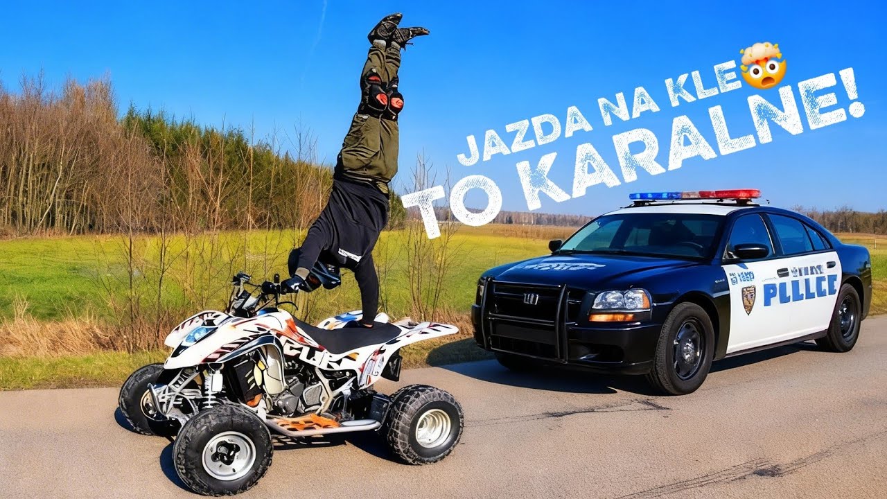 PIERWSZA JAZDA PO ZIMIE QUADEM!