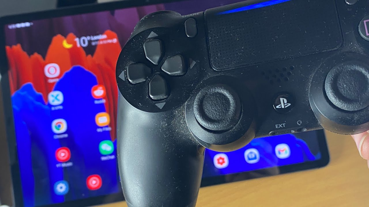 Как подключить контроллер PS4 к планшету Android — подключение контроллера PlayStation 4 к планше...
