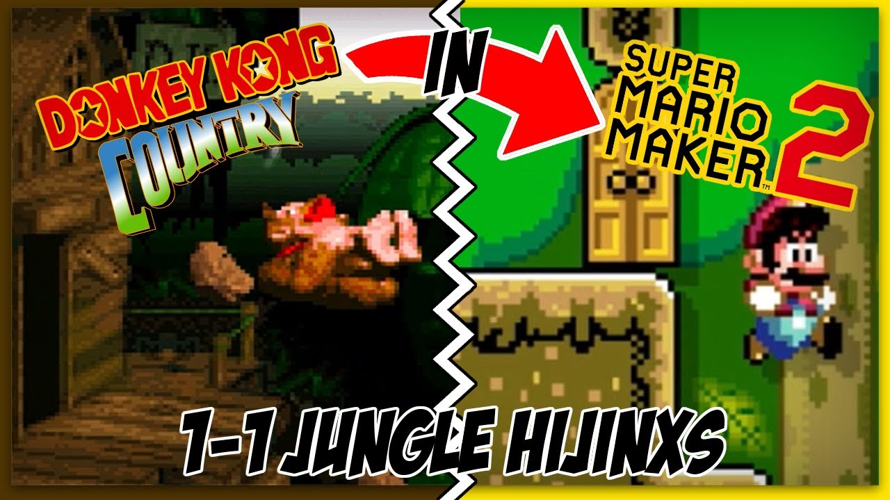 I Made Donkey Kong Country: 1-1 in Super Mario Maker 2!!