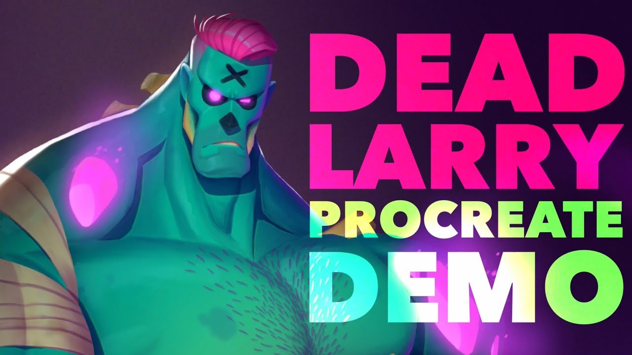 Ep. 207| Dead Larry - Procreate 5 Demo + Character Design Tips