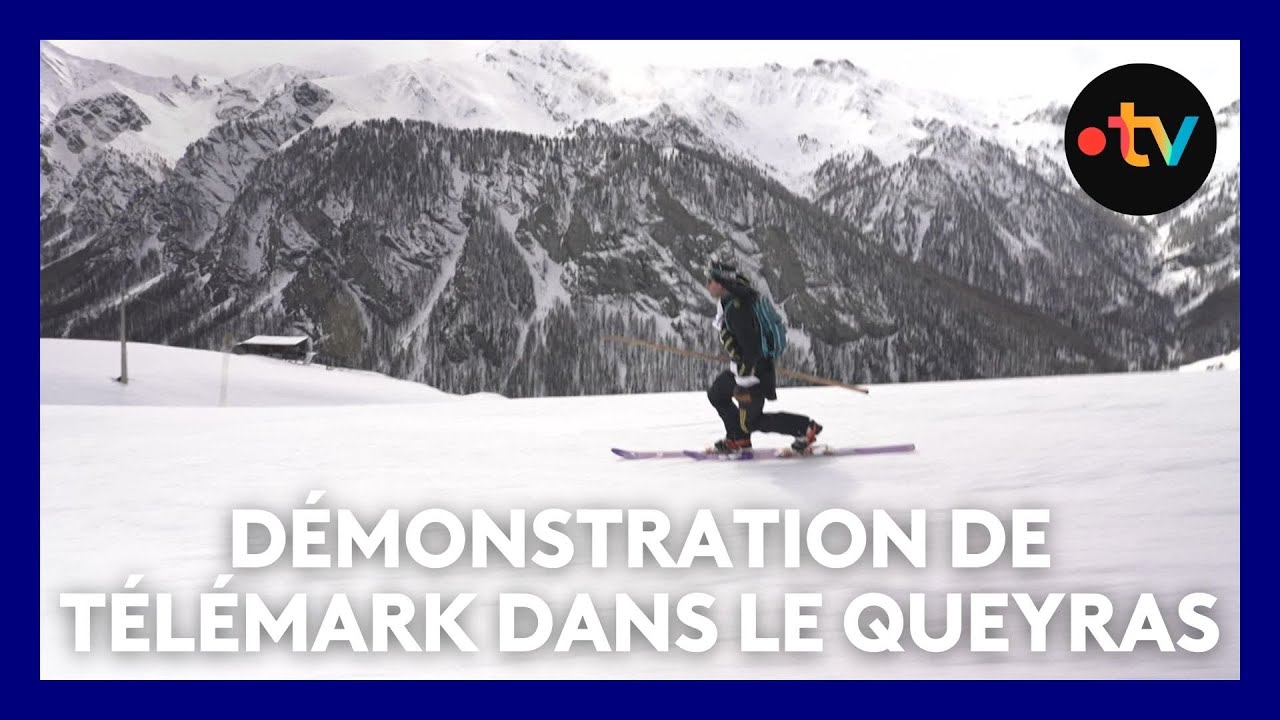 Le télémark, l'ancêtre du ski à la fête à Molines-en-Queyras