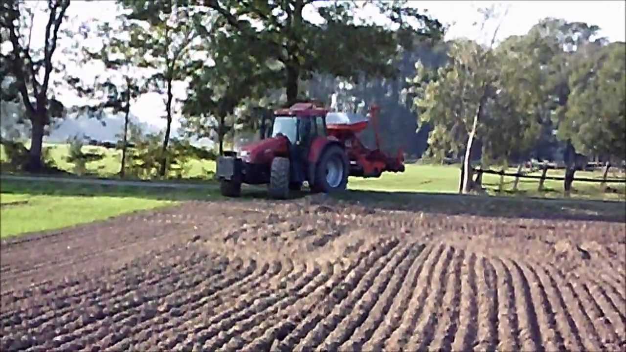Säen 2011 mit Case CS 130 + Kverneland-Accord DA 3m