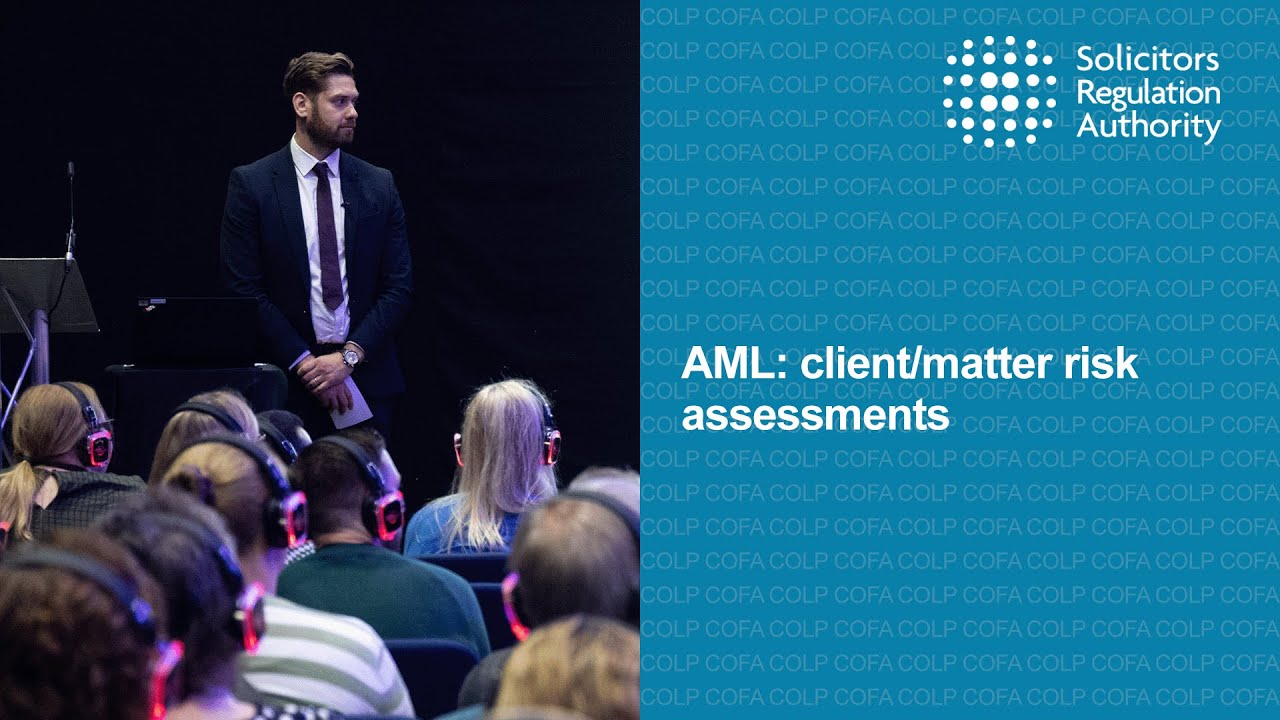 #AML: client/matter risk assessments (Compliance Officers Conference 2024)