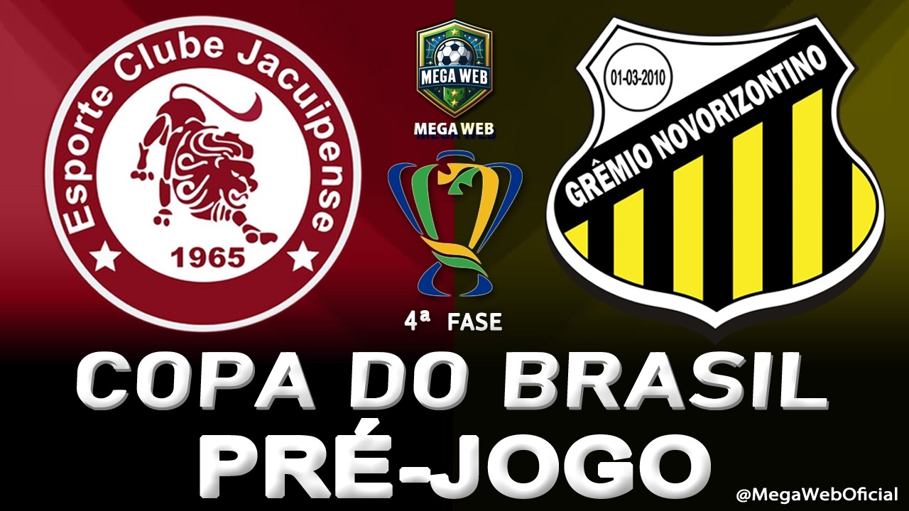 JACUIPENSE x NOVORIZONTINO - AO VIVO (COPA DO BRASIL 2026 -- 4ª Fase) - Narração