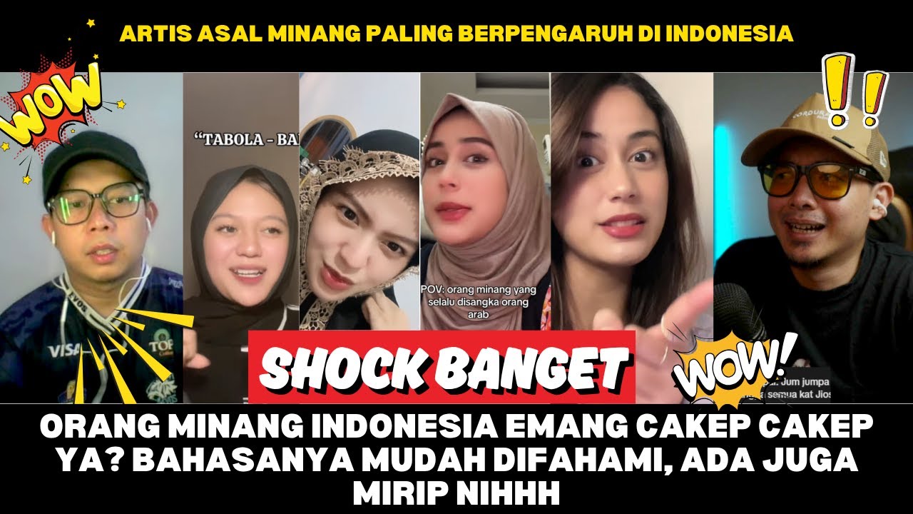 ORANG MINANG INDONESIA EMANG CAKEP CAKEP YA? BAHASANYA MUDAH DIFAHAMI, ADA JUGA MIRIP NIHHH