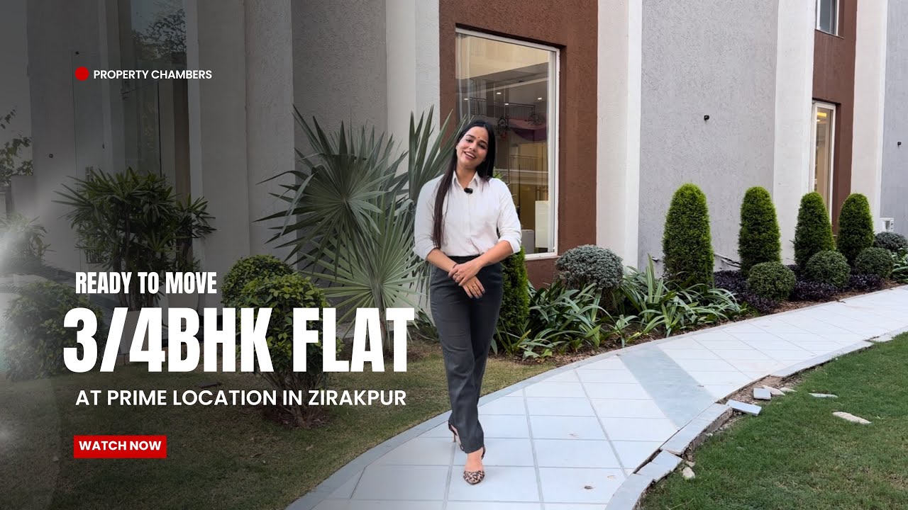 3/4BHK Flats Avaiable for sale at Zirakpur | Premium Location | House Tour 🏠✨