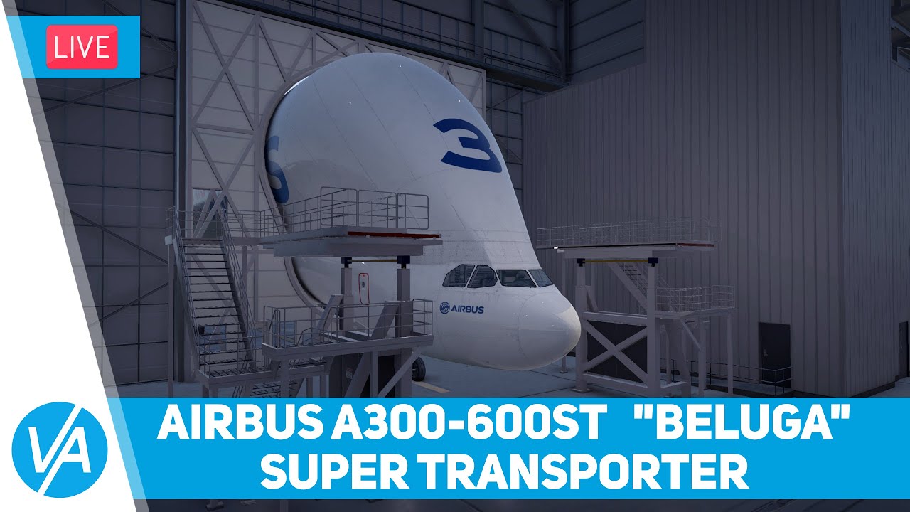 Гаварден - Тулуза (EGNR-LFBO) iniBuilds Airbus A300-600ST Beluga - X-Plane 11 - VIRTAVIA #170