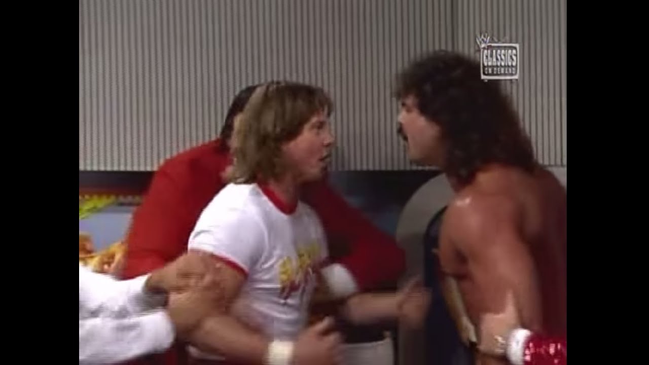 Roddy Piper and Rick Rude Confrontation on Prime Time Wrestling (08-21-1989)