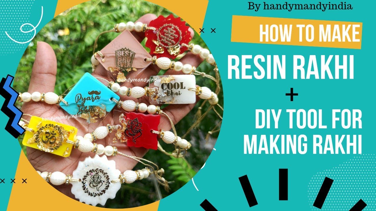 Resin Rakhi Tutorial + DiY Rakhi Making Tool || Start your Business