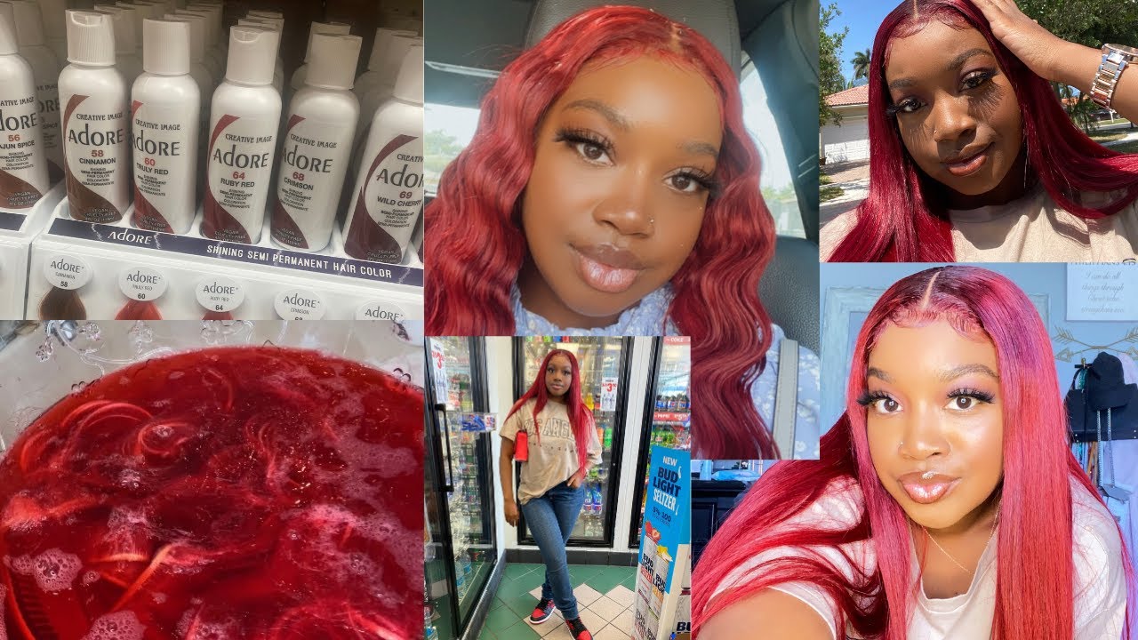 Blonde 613 to Red| Red hair Water color method|Beginner Friendly