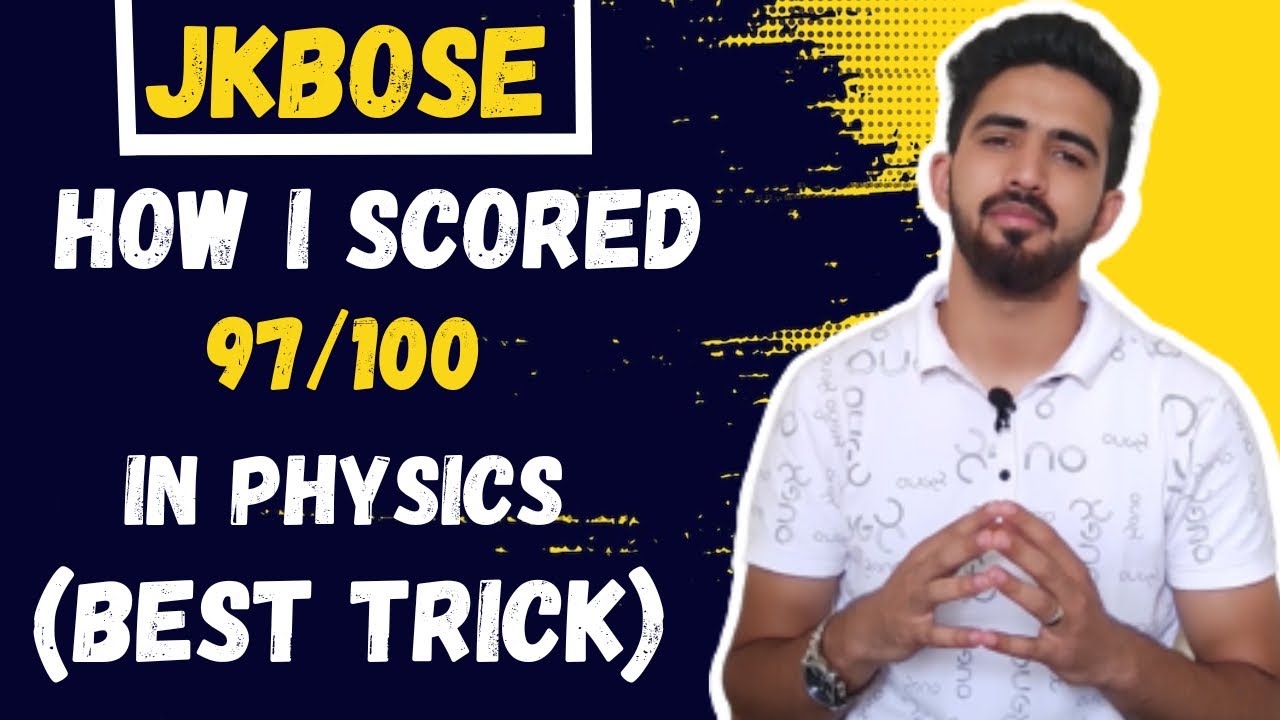 Best Way To Score 95+ In Physics😨|| Jkbose Board Exams || Must Watch & Share