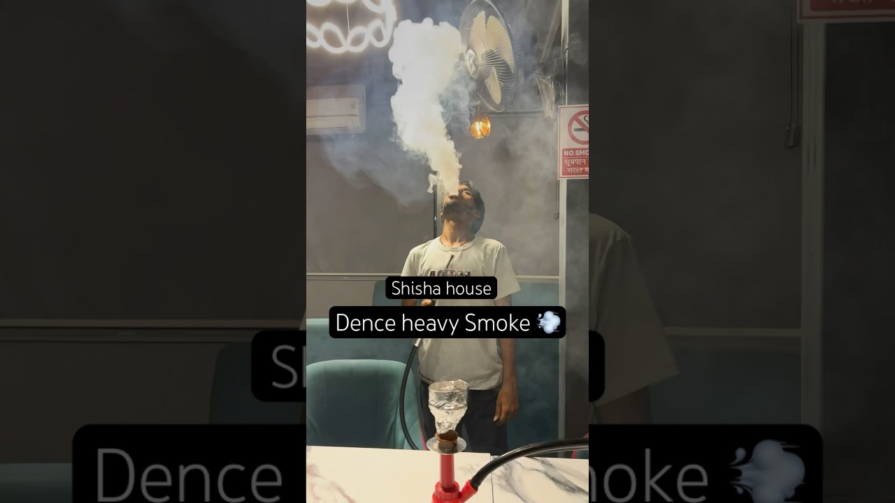 Best hookah dence smoke | how to blow hookah smoke #shorts #hookah #shortsfeed #10m